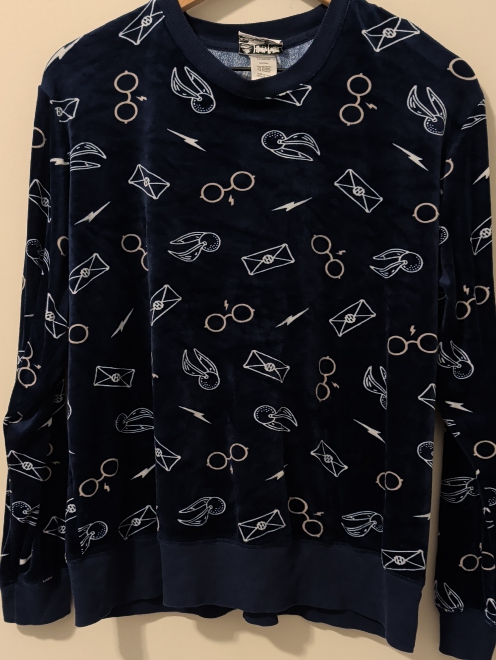 Harry Potter Wizarding World Velvety Sweatshirt Large